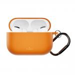 Carcasa Puro Icon Air compatibila cu Apple AirPods Pro 3, Portocaliu 2 - lerato.ro