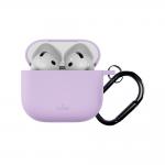 Carcasa Puro Icon Air compatibila cu Apple AirPods 4, Violet 2 - lerato.ro