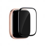 Folie protectie Puro Flexible Shield compatibile cu Apple Watch 10 / 11 42 mm, Negru