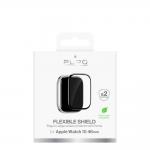 Folie protectie Puro Flexible Shield compatibile cu Apple Watch 10 / 11 46 mm, Negru 3 - lerato.ro