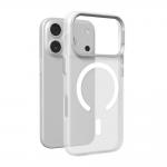 Carcasa Puro Lightfeel cu MagSafe compatibila cu iPhone 17 Pro, Transparent / Alb 2 - lerato.ro