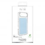 Carcasa Puro Plate Mag cu MagSafe compatibila cu iPhone 17 Air, Light Blue 3 - lerato.ro