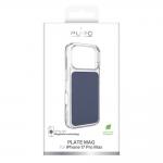 Carcasa Puro Plate Mag cu MagSafe compatibila cu iPhone 17 Pro Max, Albastru 3 - lerato.ro