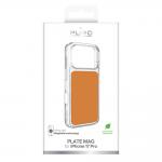 Carcasa Puro Plate Mag cu MagSafe compatibila cu iPhone 17 Pro, Portocaliu 3 - lerato.ro