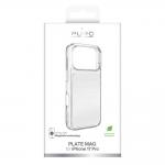 Carcasa Puro Plate Mag cu MagSafe compatibila cu iPhone 17 Pro, Alb 3 - lerato.ro