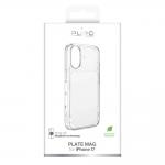 Carcasa Puro Plate Mag cu MagSafe compatibila cu iPhone 17, Alb 3 - lerato.ro