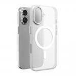 Carcasa Puro Lightfeel cu MagSafe compatibila cu iPhone 17, Transparent / Alb 2 - lerato.ro