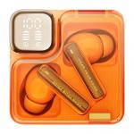 Casti wireless TWS QCY MeloBuds Neo T31, Afisaj LED, Bluetooth 5.3, 350 mAh, IPX5, USB-C, Portocaliu 4 - lerato.ro