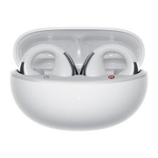 Casti bluetooth wireless QCY Crossky Clip C30S, Bluetooth 6.0, 490 mAh, Autonomie 6h, USB-C, Alb