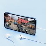 Casti audio cu microfon QCY LH1, In-ear, Control pe fir, Lungime cablu 1.2m, IPX4, USB-C, Alb 8 - lerato.ro