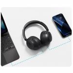 Casti wireless QCY H3S, Bluetooth 6.0, ANC, Suport LDAC, Autonomie 102h, IPX5, USB-C, Negru 12 - lerato.ro