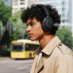 Casti wireless QCY H3S, Bluetooth 6.0, ANC, Suport LDAC, Autonomie 102h, IPX5, USB-C, Negru 10 - lerato.ro