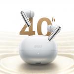 Casti wireless QCY MeloBuds N20, ANC, Bluetooth 6.0, Autonomie 40h, IPX4, USB-C, Alb 10 - lerato.ro