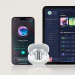 Casti wireless QCY MeloBuds N20, ANC, Bluetooth 6.0, Autonomie 40h, IPX4, USB-C, Alb 11 - lerato.ro