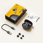 Casti wireless QCY MeloBuds N20, ANC, Bluetooth 6.0, Autonomie 40h, IPX4, USB-C, Negru 9 - lerato.ro
