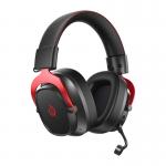 Casti gaming QCY Heroad VT200, Wireless / Bluetooth 6.0 / Jack 3.5mm, 1000mAh, Microfon detasabil, Negru / Rosu 7 - lerato.ro