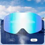 Ochelari de schi Qunature Frameless cu protectie UV, Alb 4 - lerato.ro