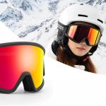 Ochelari de schi Qunature Black cu protectie UV, Negru 3 - lerato.ro