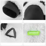 Manusi pentru ski Qunature Panda, Windproof, Marime S, Negru / Alb 9 - lerato.ro