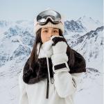 Cagula pentru ski Qunature Panda, Marime M, Negru / Alb 9 - lerato.ro