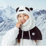 Cagula pentru ski Qunature Panda, Marime L, Negru / Alb 12 - lerato.ro