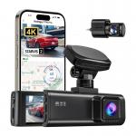 Camera auto REDTIGER F7N Pro, 4K fata, 1080p spate, GPS, WiFi, USB-C, Negru 4 - lerato.ro