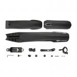 Aparatoare bicicleta fata si spate Rockbros DNB8001BK, Lumina LED, Compatibilitate cu roti 26 inch, Negru 4 - lerato.ro