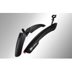 Aparatoare bicicleta fata si spate Rockbros DNB8001BK, Lumina LED, Compatibilitate cu roti 26 inch, Negru 3 - lerato.ro
