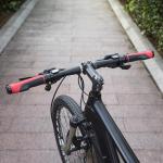 Mansoane de bicicleta Rockbros BT1802RD, Cauciuc, Diametru interior 22mm, Rosu 3 - lerato.ro