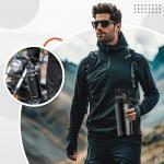 Bidon sport termic pentru apa Rockbros 35210029002, 620 ml, Negru 7 - lerato.ro