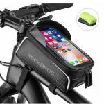 Geanta bicicleta cu husa pentru telefon Rockbros 017-1BK, Negru 6 - lerato.ro