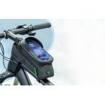 Geanta bicicleta cu husa pentru telefon Rockbros 029BK, Impermeabila, Negru 4 - lerato.ro