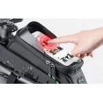 Geanta bicicleta cu husa pentru telefon Rockbros 029BK, Impermeabila, Negru 6 - lerato.ro