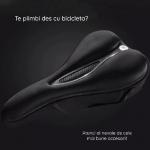 Husa cu gel pentru sa bicicleta Rockbros Gel Bike LF047-B, Negru 5 - lerato.ro
