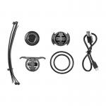 Stop bicicleta Rockbros Q3, Rezistent la apa IPX5, 2 moduri de montare, 300 mAh, Incarcare USB, Negru 4 - lerato.ro