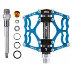 Pedale de bicicleta Rockbros JT201012LBL, tip platforma, Albastru 3 - lerato.ro