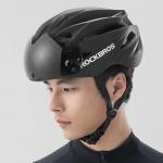 Casca de protectie ciclism cu viziera si ochelari UV detasabili Rockbros, 58-62cm, Negru 7 - lerato.ro