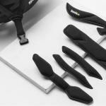 Casca de protectie ciclism cu viziera si ochelari UV detasabili Rockbros, 58-62cm, Negru 9 - lerato.ro