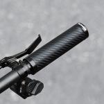 Mansoane antiderapante pentru bicicleta Rockbros, Piele ecologica, 22.2 mm, Negru 3 - lerato.ro