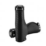 Mansoane ergonomice antiderapante pentru bicicleta Rockbros, Piele ecologica, 22.2 mm, Negru 2 - lerato.ro