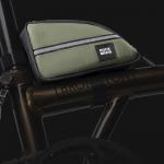 Geanta bicicleta Rockbros pentru cadru, forma triunghi, 0.8L, Verde 3 - lerato.ro