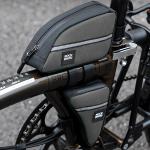 Geanta bicicleta Rockbros pentru cadru, forma triunghi, 0.8L, Verde 4 - lerato.ro