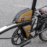 Geanta bicicleta Rockbros pentru cadru, forma triunghi, 0.3L, Maro 5 - lerato.ro