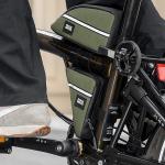 Geanta bicicleta Rockbros pentru cadru, forma triunghi, 0.3L, Verde 4 - lerato.ro