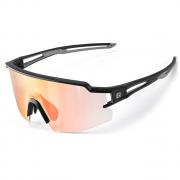 Ochelari de ciclism fotocromatici Rockbros cu protectie UV si insertie corectiva, Portocaliu/Negru
