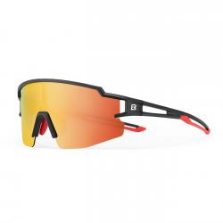 Ochelari de ciclism polarizati Rockbros pentru copii, protectie UV400+, Negru