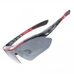 Ochelari de ciclism fotocromatici Rockbros 10141 cu protectie UV, Rosu 3 - lerato.ro