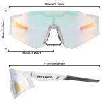 Ochelari de ciclism fotocromatici Rockbros SP291 cu protectie UV, Alb 4 - lerato.ro