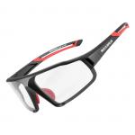 Ochelari de ciclism fotocromatici Rockbros SP216BK cu protectie UV, Negru/Rosu 2 - lerato.ro