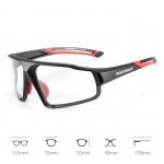 Ochelari de ciclism fotocromatici Rockbros SP216BK cu protectie UV, Negru/Rosu 3 - lerato.ro